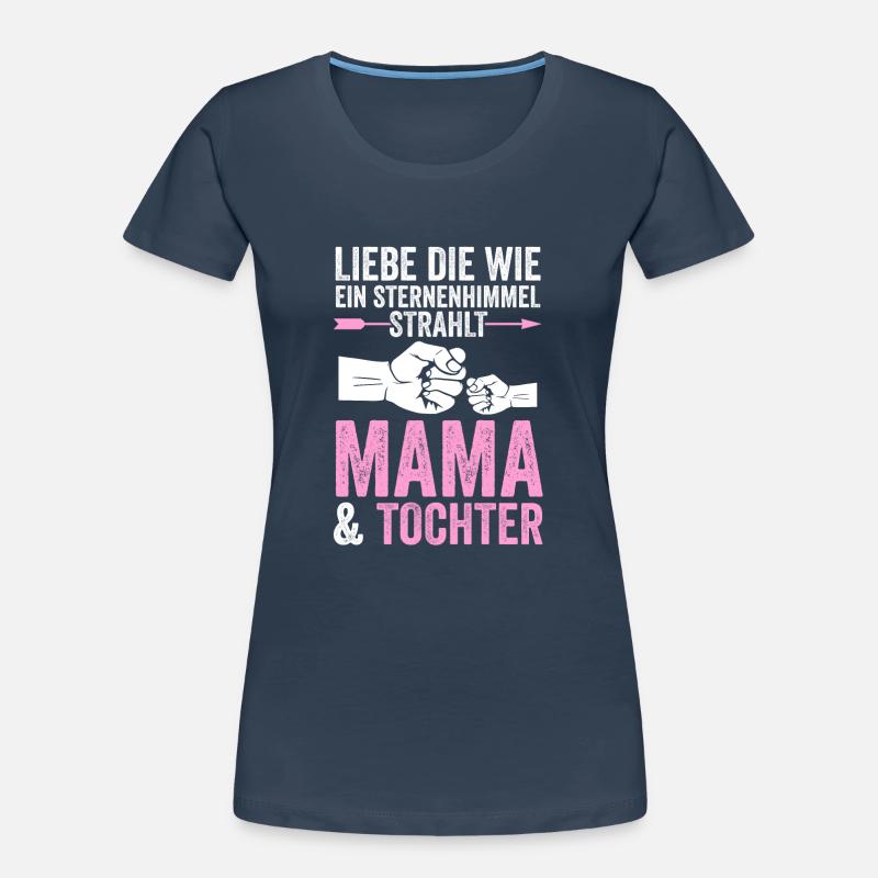 Mutter Muttertag Mama und Tochter Frauen Premium Bio T-Shirt