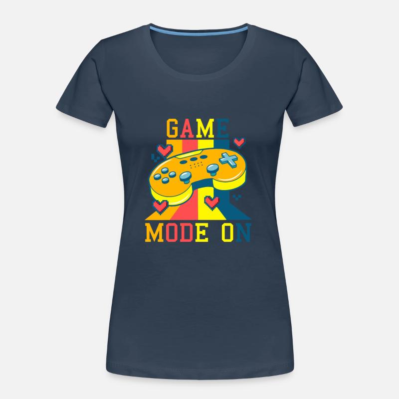 Game Mode On: Retro Gaming Controller Poster Women's Premium Organic T-Shirt