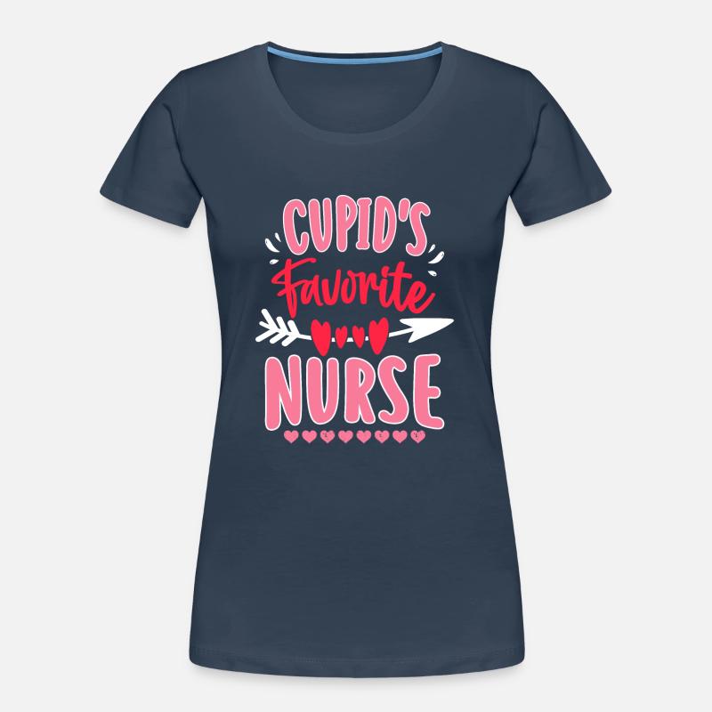 Infirmière préférée de Cupidon T-shirt bio Premium Femme