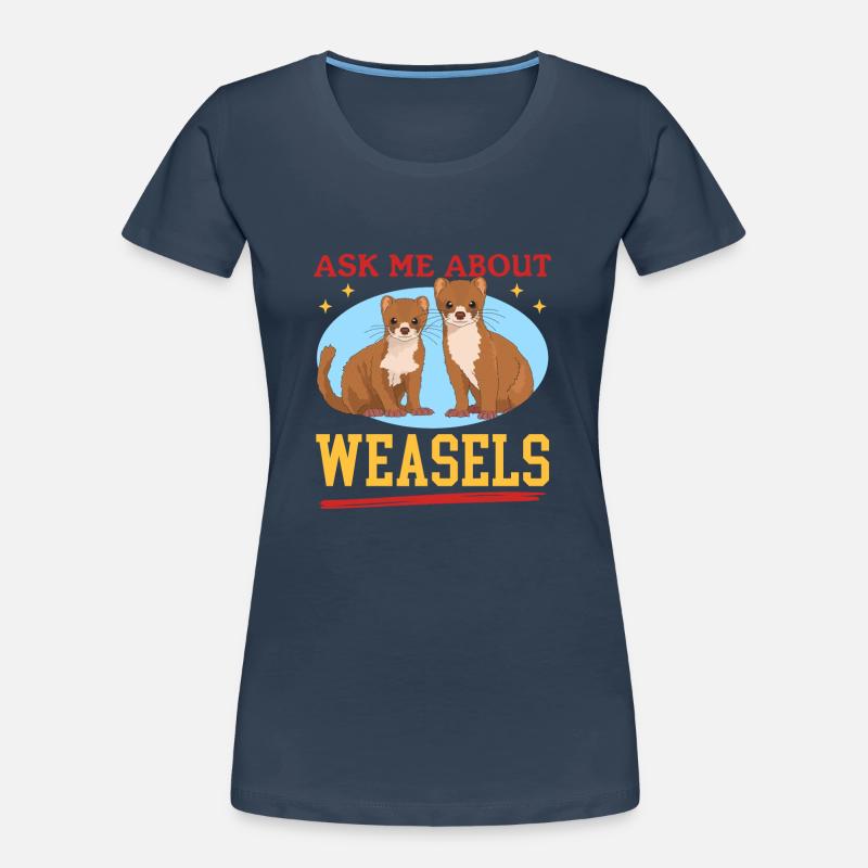 Weasel Hermännchen Mouse Weasel Gift Women's Premium Organic T-Shirt