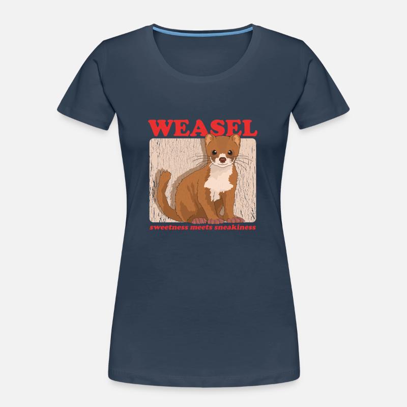 Weasel Mouse Weasel Cute Dwarf Weasel Gift Women's Premium Organic T-Shirt