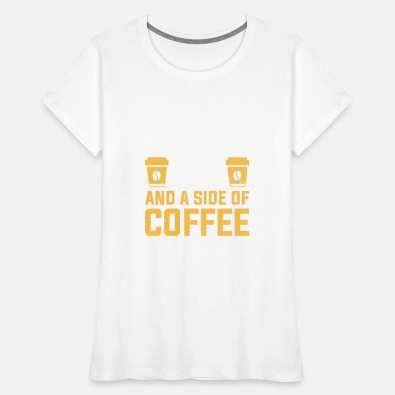Kaffee-Codierung Programmierer Programmierer Entwickler Nerd Coff Frauen Premium Bio T-Shirt
