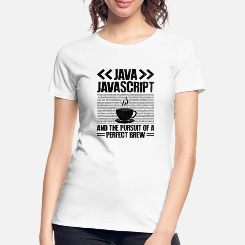 Kaffee-Codierung Programmierer Programmierer Entwickler Nerd Coff Frauen Premium Bio T-Shirt