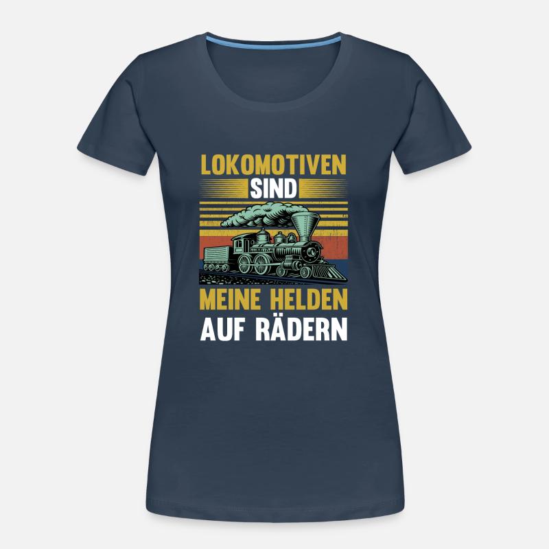 Chemin de fer miniature Train miniature Train Chemin de fer Chemin de fer Chemin de fer Train miniature Train modèle T T-shirt bio Premium Femme