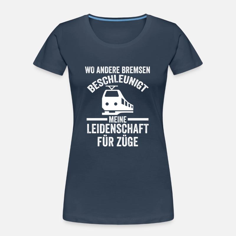 Chemin de fer miniature Train miniature Train Chemin de fer Chemin de fer Chemin de fer Train miniature Train modèle T T-shirt bio Premium Femme