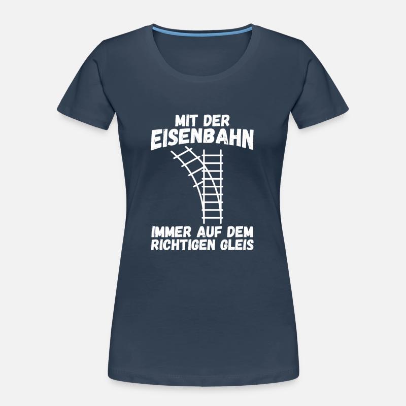 Chemin de fer miniature Train miniature Train Chemin de fer Chemin de fer Chemin de fer Train miniature Train modèle T T-shirt bio Premium Femme