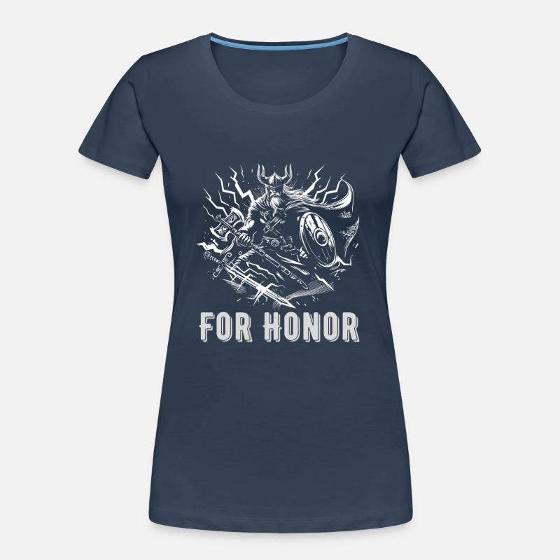 Viking Warriors for Glory and Glory Valhalla Women's Premium Organic T-Shirt