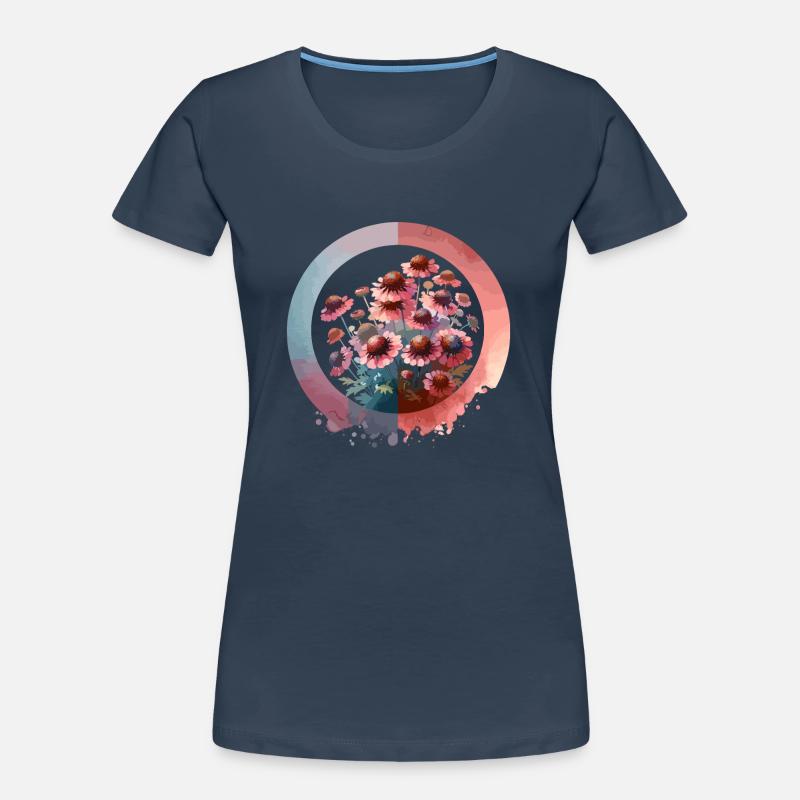 Helenium gezeichnet Frauen Premium Bio T-Shirt