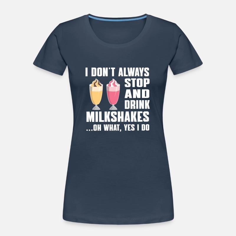 Milchshake Geschenkidee Frauen Premium Bio T-Shirt