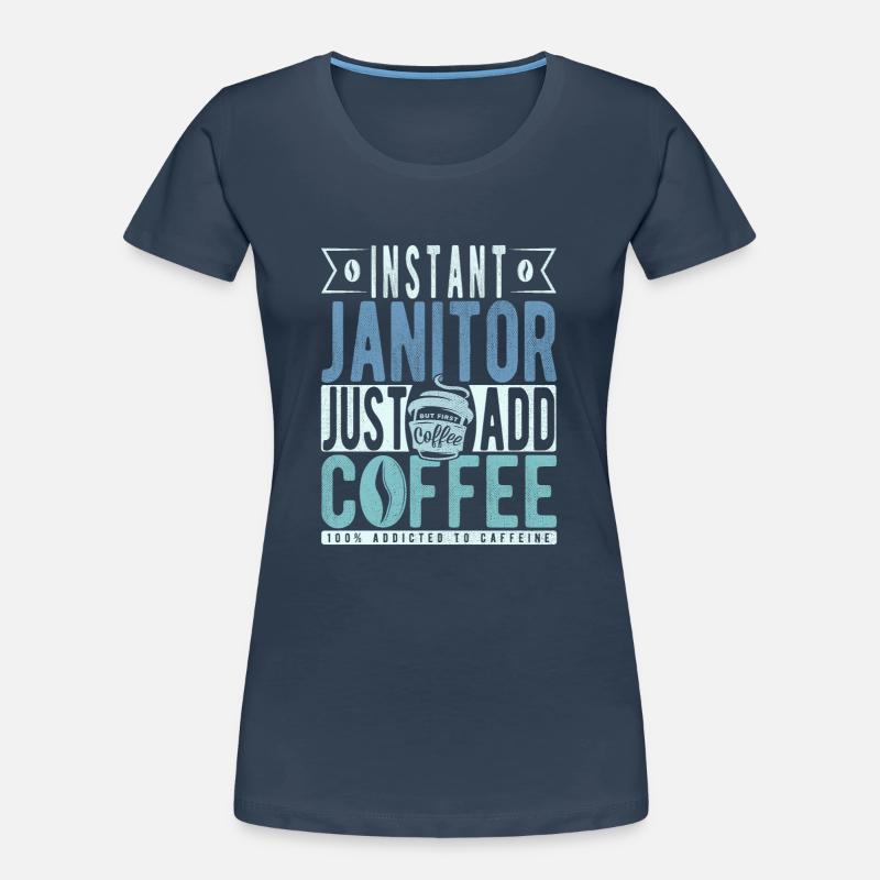 Concierge instantané Il suffit d’ajouter du café T-shirt bio Premium Femme