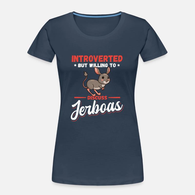 Springmäuse Springmaus Wüstenspringmaus Geschenk Frauen Premium Bio T-Shirt