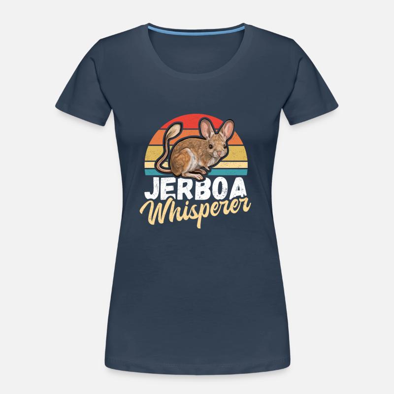 Springmäuse Wüstenspringmaus Springmaus Geschenk Frauen Premium Bio T-Shirt