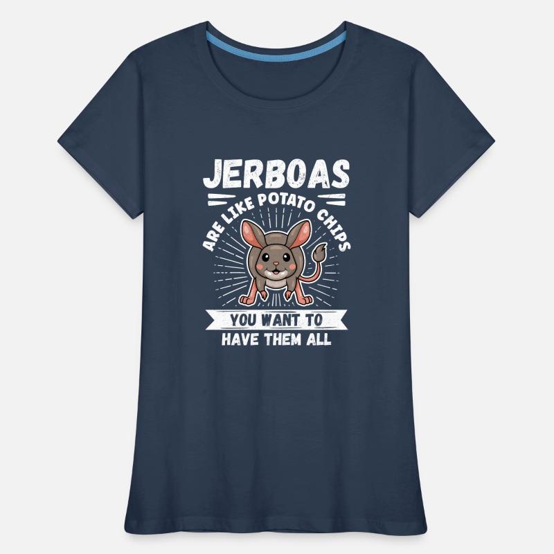 Springmaus Wüstenspringmäuse Springmäuse Geschenk Frauen Premium Bio T-Shirt