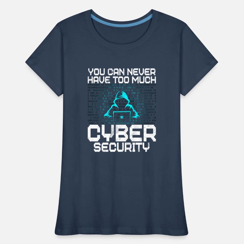 Cyber security hacker hacking Women's Premium Organic T-Shirt