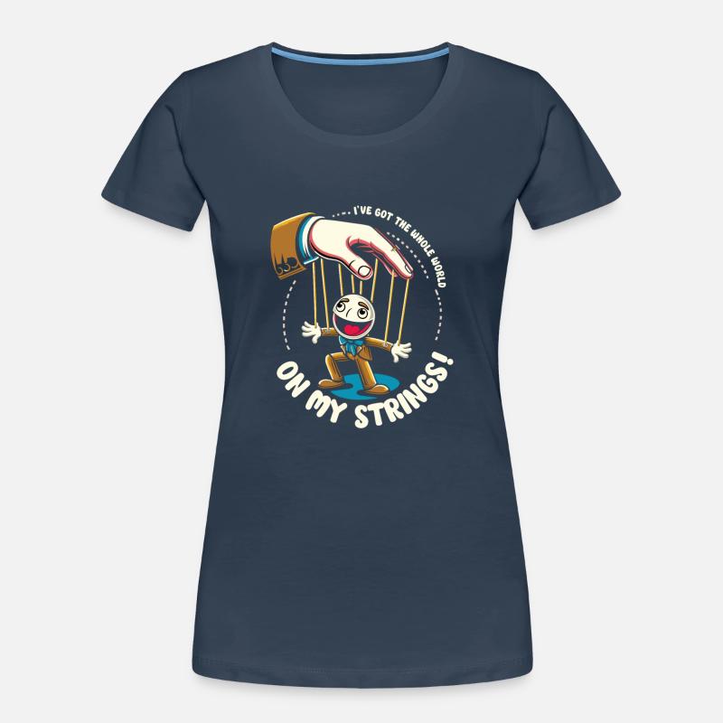 Puppet Mastery Shadow Play ventriloquist gift Women's Premium Organic T-Shirt