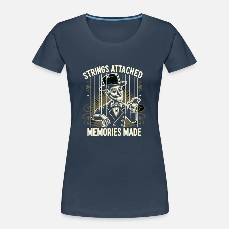 Puppet Mastery Shadow Play Ventriloquist Gift Women's Premium Organic T-Shirt