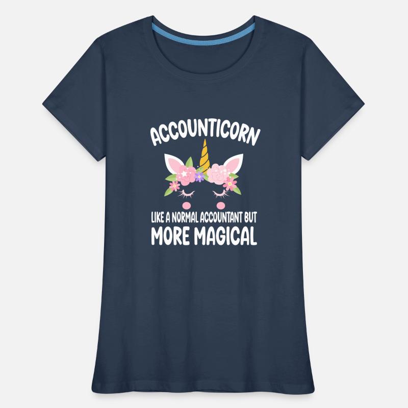 Comptabilité Comptable comme un comptable normal T-shirt bio Premium Femme