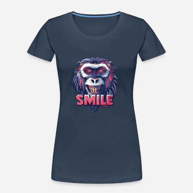 Smile, monkey, smile Women's Premium Organic T-Shirt