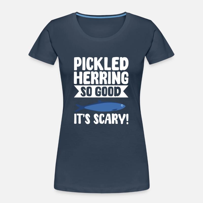 eLustiger Eingelegter Hering Geschenkidee Frauen Premium Bio T-Shirt