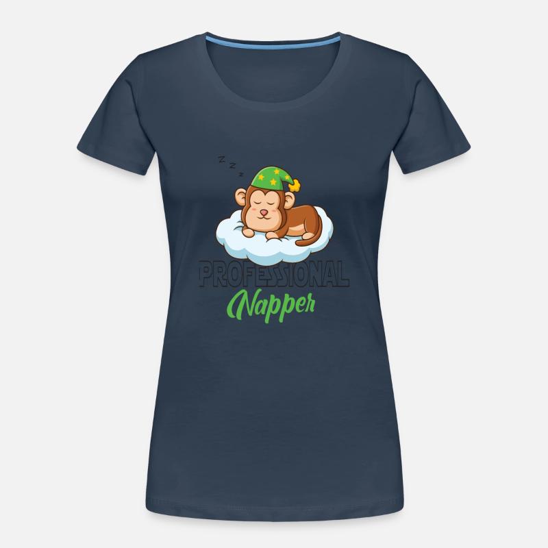 Professinonal Napper, Monkey, Monkey, Baby Monkey, Gorilla Women's Premium Organic T-Shirt