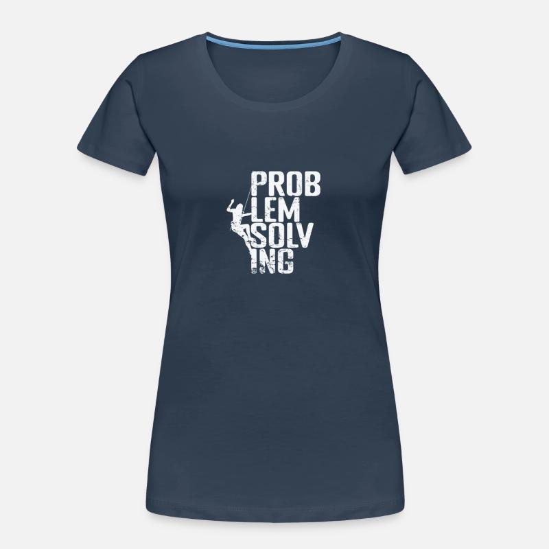 Problem Solving Bouldering Women's Premium Organic T-Shirt