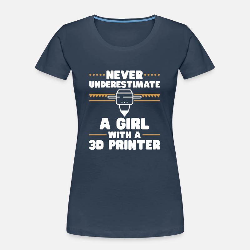 3D Printer 3D Printing Women's Premium Organic T-Shirt