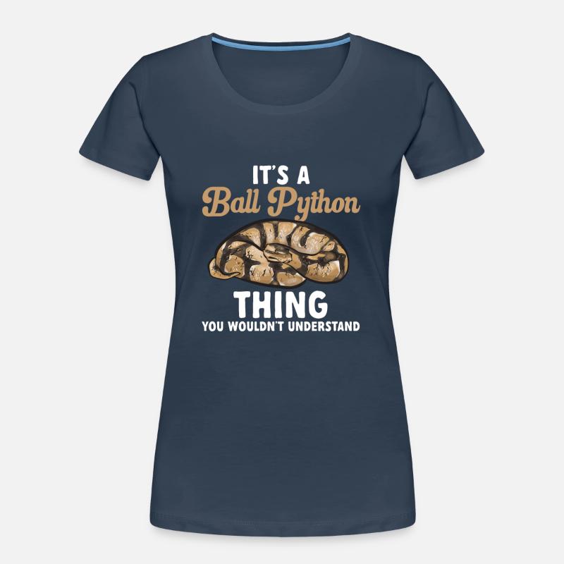 Python royal Serpent Roi Python T-shirt bio Premium Femme