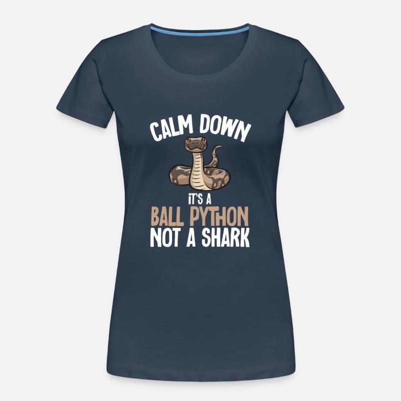 Ball Python Snake King Python Women's Premium Organic T-Shirt