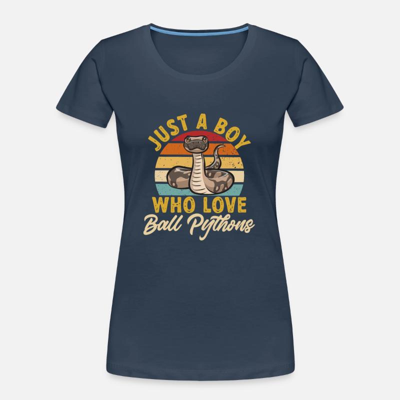 Ball Python Snake King Python Women's Premium Organic T-Shirt