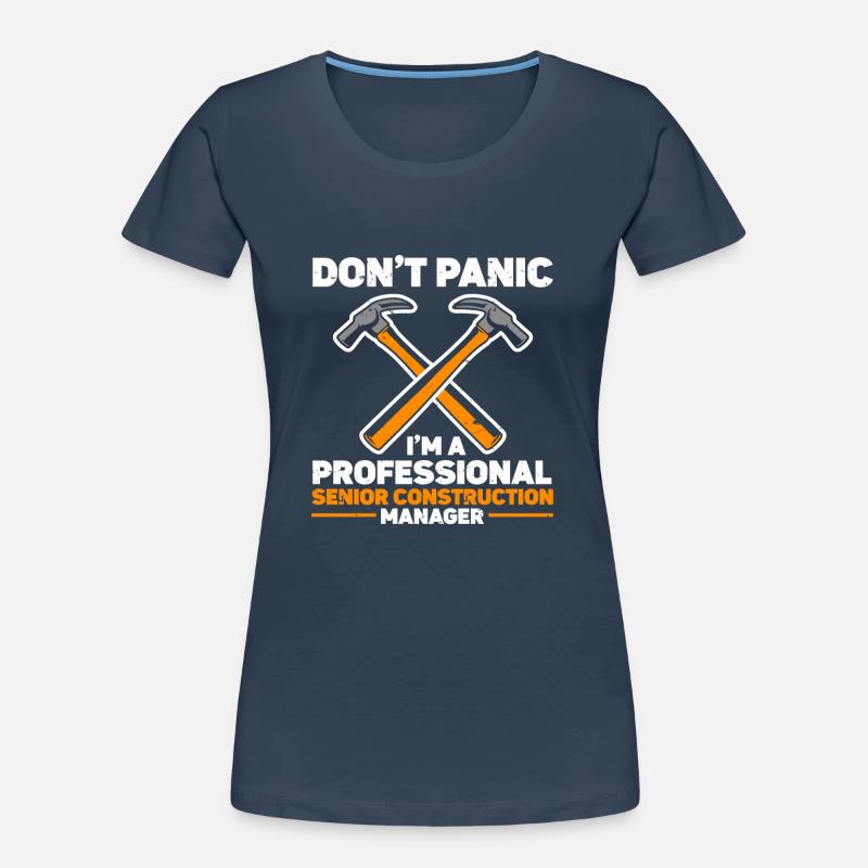 Construction Project Manager Women's Premium Organic T-Shirt