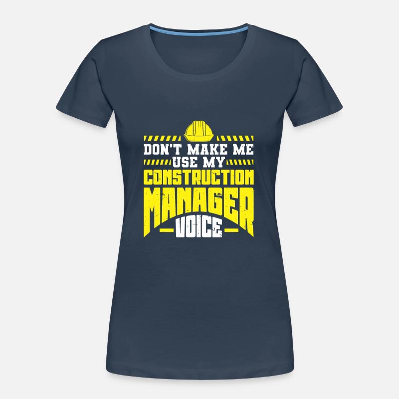 Construction Project Manager Women's Premium Organic T-Shirt