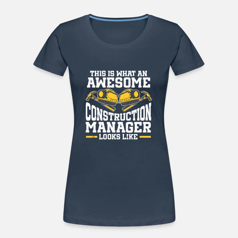 Construction Project Manager Women's Premium Organic T-Shirt