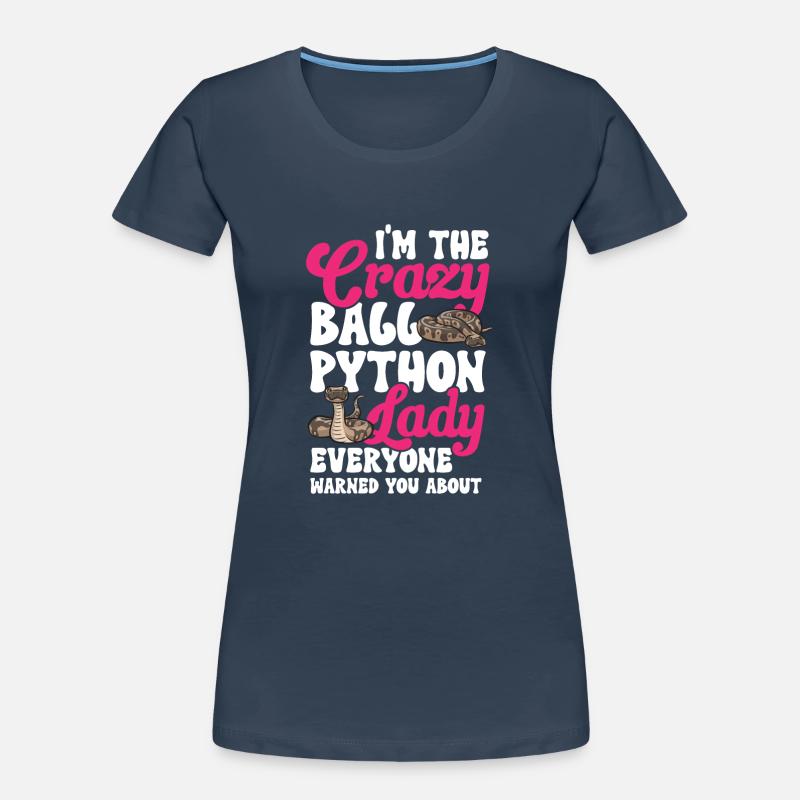 Ball Python Snake King Python Women's Premium Organic T-Shirt
