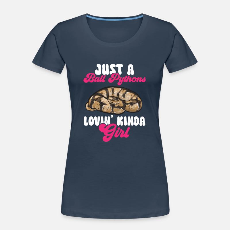 Ball Python Snake King Python Women's Premium Organic T-Shirt