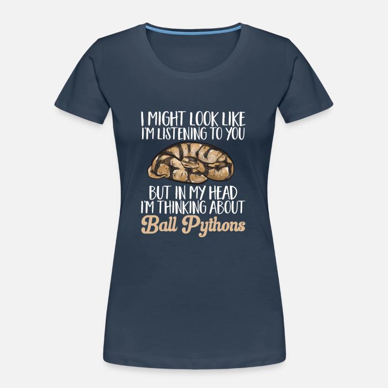 Ball Python Snake King Python Women's Premium Organic T-Shirt