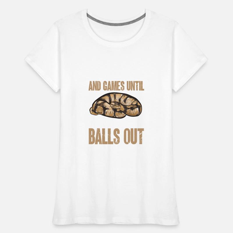 Ball Python Snake King Python Women's Premium Organic T-Shirt