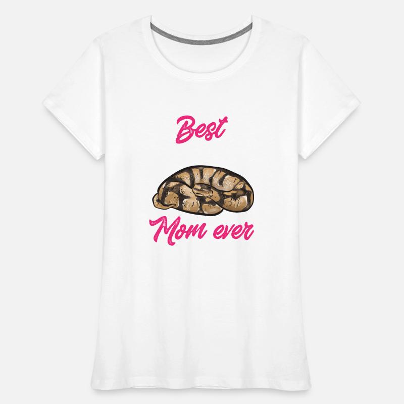 Ball Python Snake King Python T-shirt bio Premium Femme