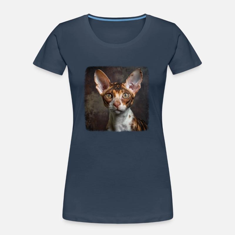 Cornish Rex Kätzchen Cornish Rex Katze Frauen Premium Bio T-Shirt