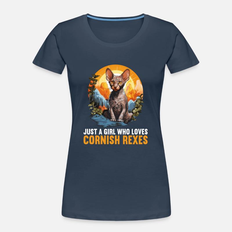 Cornish Rex Kitten Cornish Rex Cat Women's Premium Organic T-Shirt