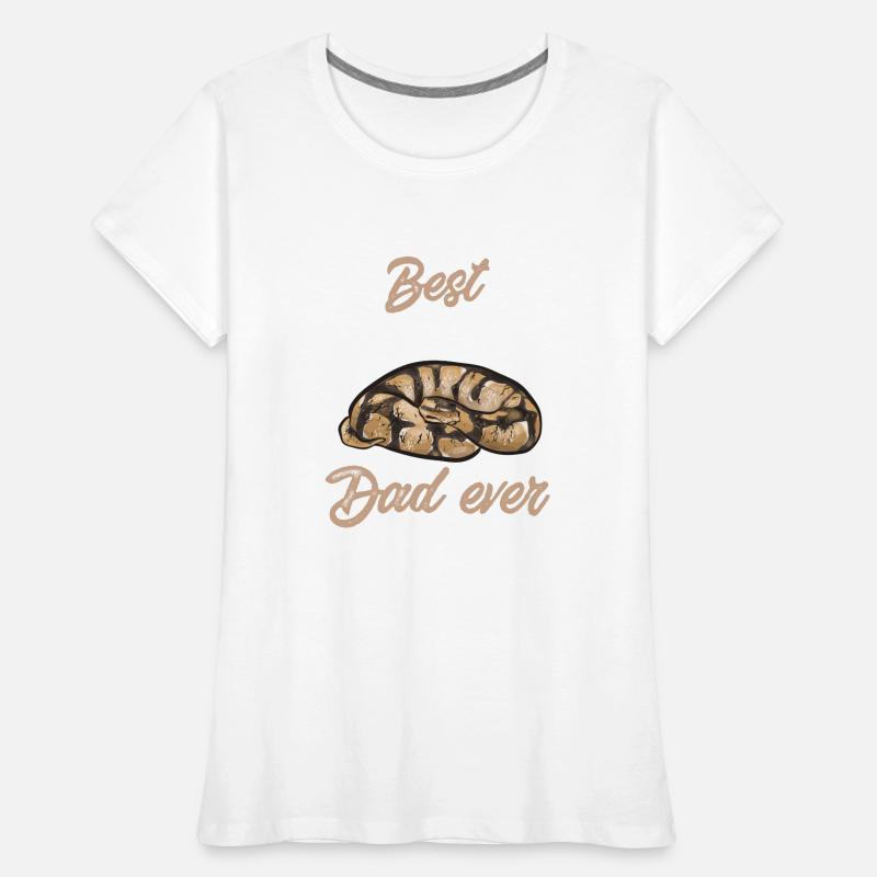Ball Python Schlange Königspython Frauen Premium Bio T-Shirt