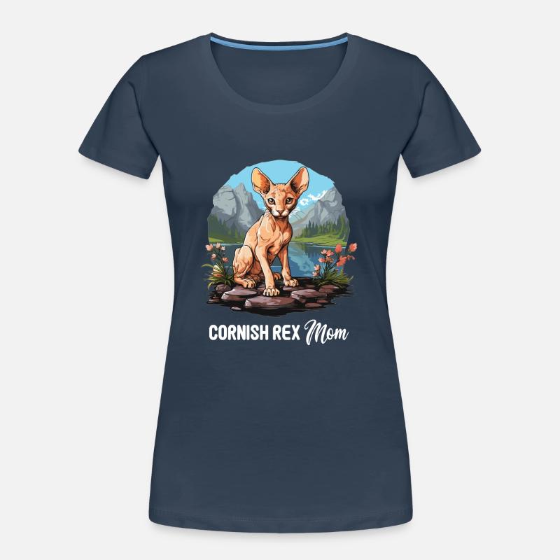 Cornish Rex Kätzchen Cornish Rex Katze Frauen Premium Bio T-Shirt