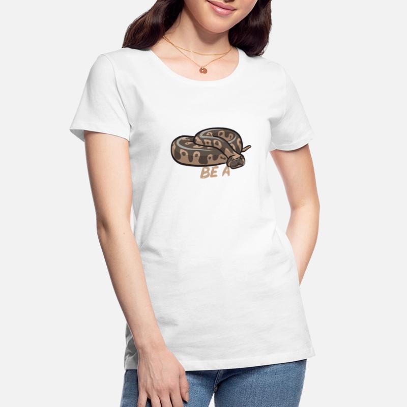 Ball Python Schlange Königspython Frauen Premium Bio T-Shirt
