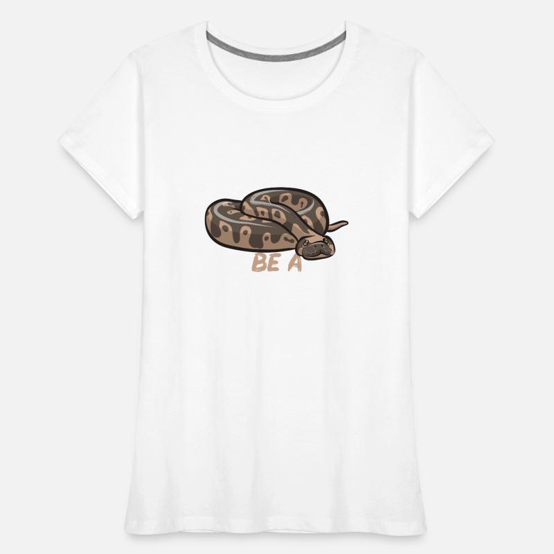 Ball Python Schlange Königspython Frauen Premium Bio T-Shirt