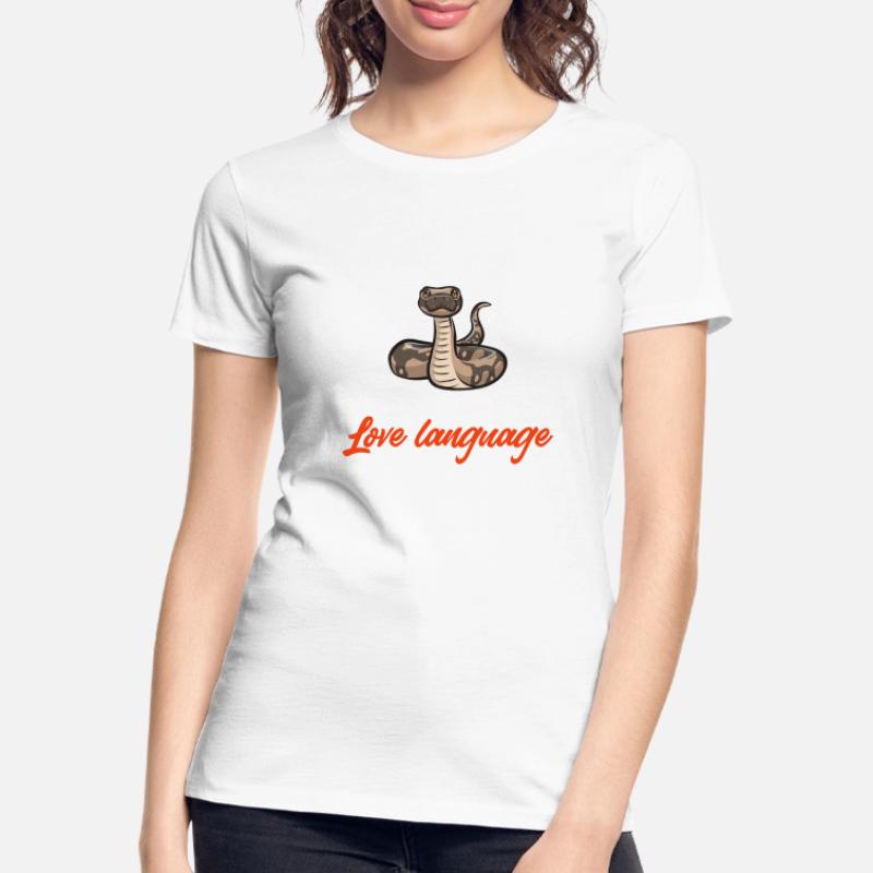 Ball Python Schlange Königspython Frauen Premium Bio T-Shirt