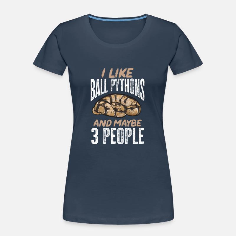 Ball Python Snake King Python Women's Premium Organic T-Shirt