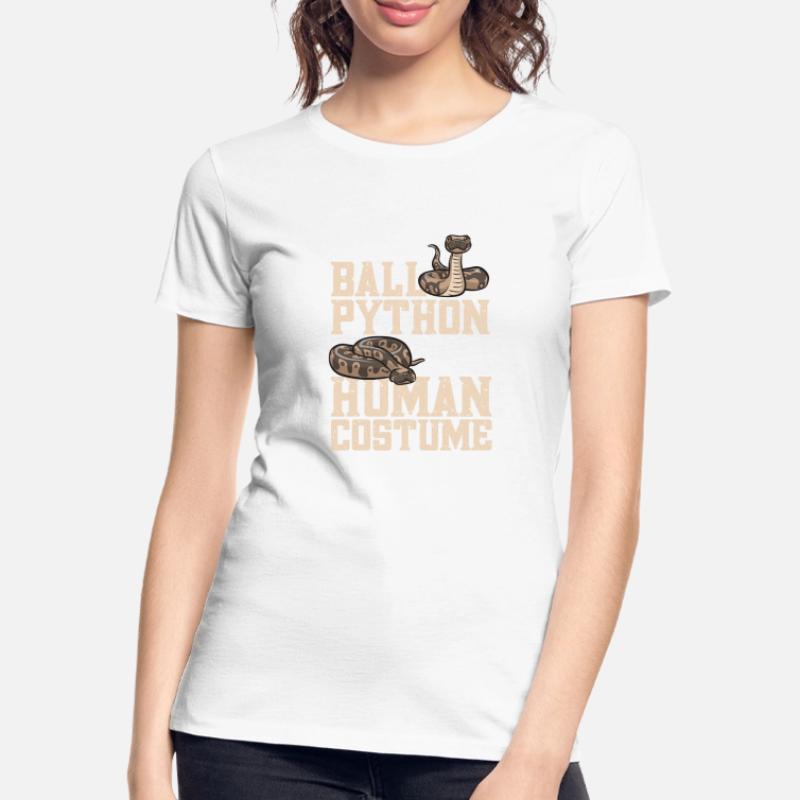 Ball Python Schlange Königspython Frauen Premium Bio T-Shirt