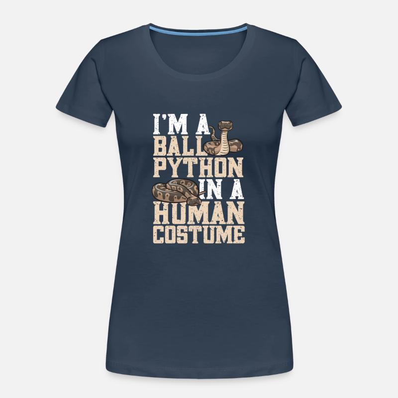 Ball Python Snake King Python Women's Premium Organic T-Shirt