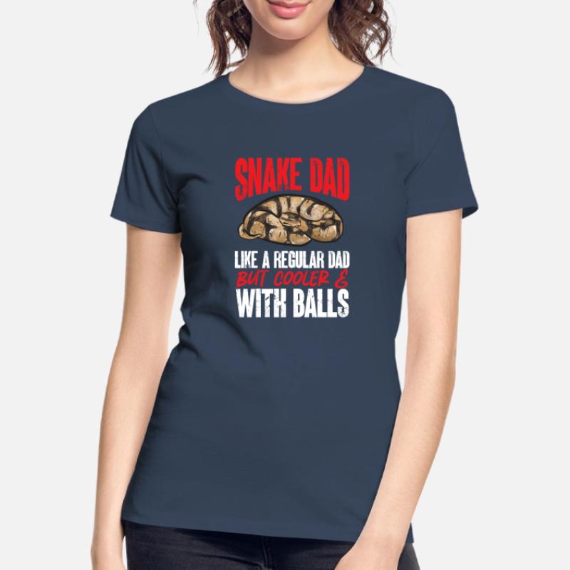 Ball Python Schlange Königspython Frauen Premium Bio T-Shirt