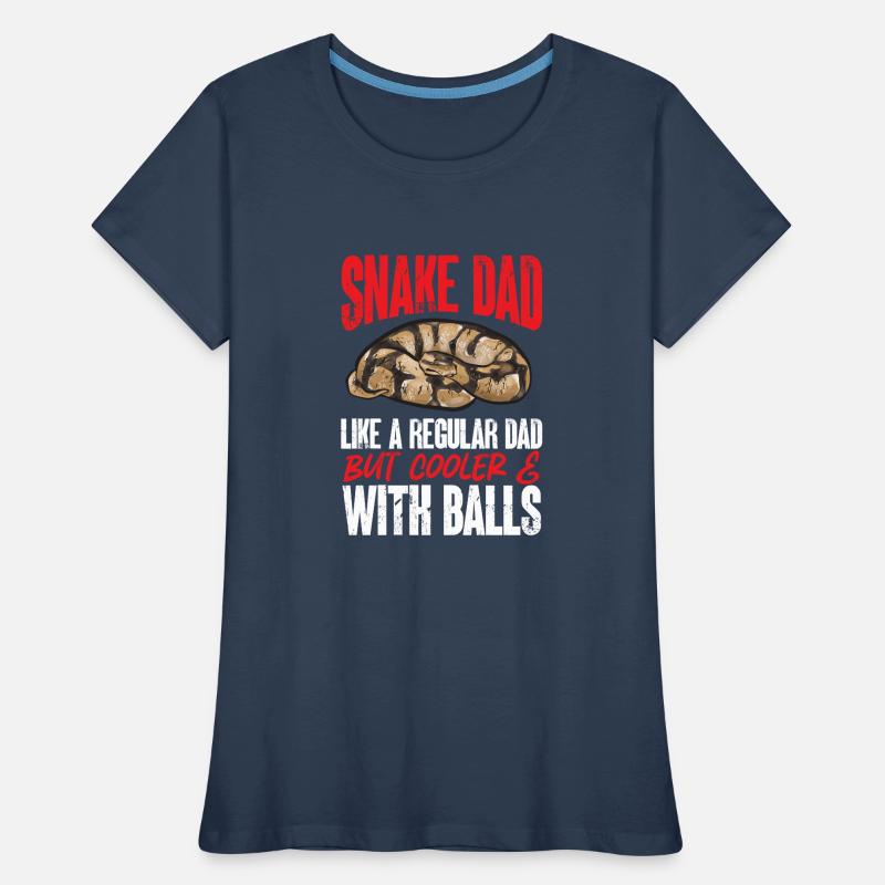 Ball Python Schlange Königspython Frauen Premium Bio T-Shirt