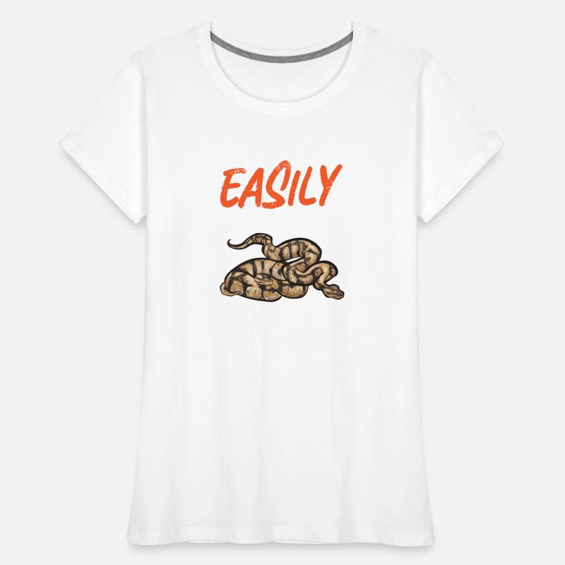 Ball Python Schlange Königspython Frauen Premium Bio T-Shirt
